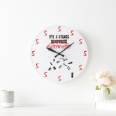 どこも5時だ ラージ壁時計 (ホーム)