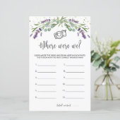 どこ我々はブライダルゲームeucalyptusラベンダー (スタンド正面)