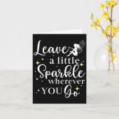 どこ離れに行っても少し輝く引用文動画 カード (黄色い花)