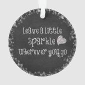 どこ離れに行っても少し輝く引用文 オーナメント (裏面)