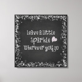 どこ離れに行っても少し輝く引用文 キャンバスプリント