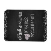 どこ離れに行っても少し輝く引用文 マグネット (横)