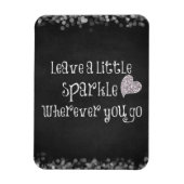 どこ離れに行っても少し輝く引用文 マグネット (縦)