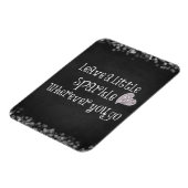 どこ離れに行っても少し輝く引用文 マグネット (左側)