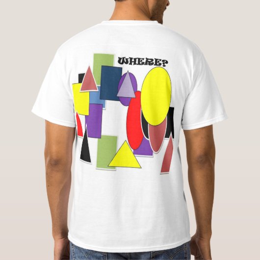 どこ? Tシャツ (裏面)