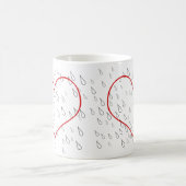 どしゃ降る雨 コーヒーマグカップ (中央)