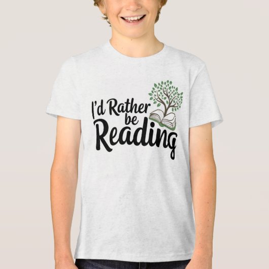 「どちらかといえば私の読方だ」 トライブレンドTシャツ (正面)