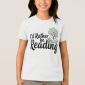 「どちらかといえば私の読方だ」 トライブレンドTシャツ (正面)