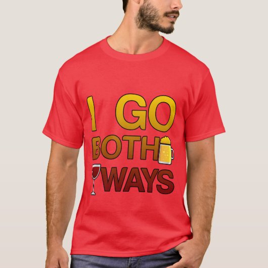 どちらでも行く友達 Tシャツ (正面)