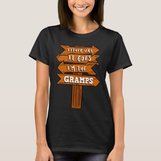どちらにしても私はグラプス妊娠代名詞 Tシャツ (正面)
