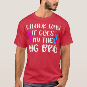 どちらにしても私はPを示す大きなBroジェンダー Tシャツ