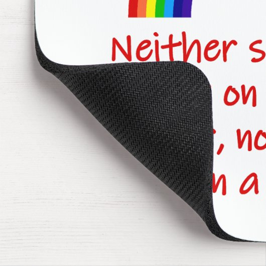 どちらにしても船は駄目だ マウスパッド (コーナー)