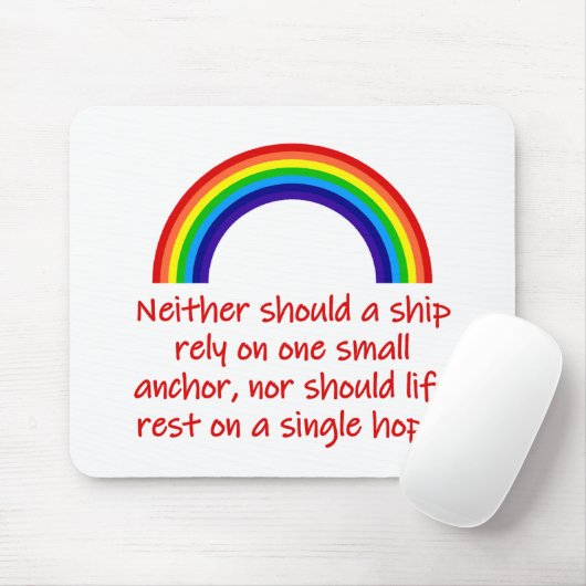 どちらにしても船は駄目だ マウスパッド (マウス)