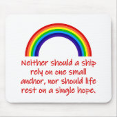 どちらにしても船は駄目だ マウスパッド (正面)