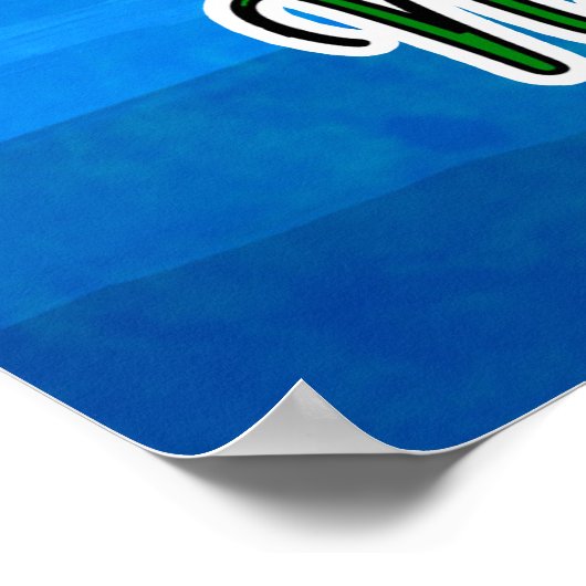 どちらも速くも怒りもない怠け者の木の枝 ポスター (角)