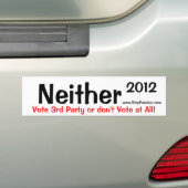 どちらも2012バンパーステッカー バンパーステッカー (車上)