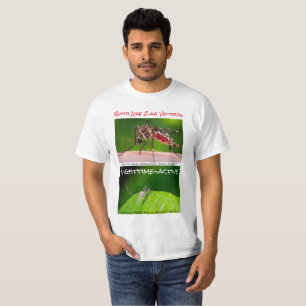どちらもZika Vectors Shirt by RoseWrites Tシャツ