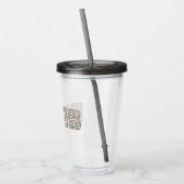 どっか誰か(BITUB) アクリルタンブラー (左)