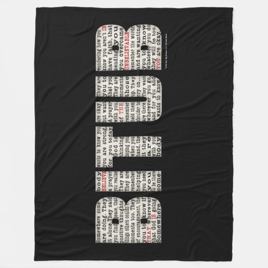 どっか誰か(BITUB) フリースブランケット (正面)