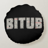 どっか誰か(BITUB) ラウンドクッション (裏面)