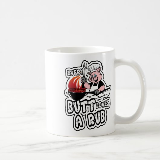 どのお尻も肉擦り素晴らしが大好き コーヒーマグカップ (右)