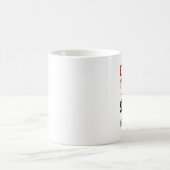 どのお尻も豚肉の良いこすりおもしろい喫煙に値する コーヒーマグカップ (中央)
