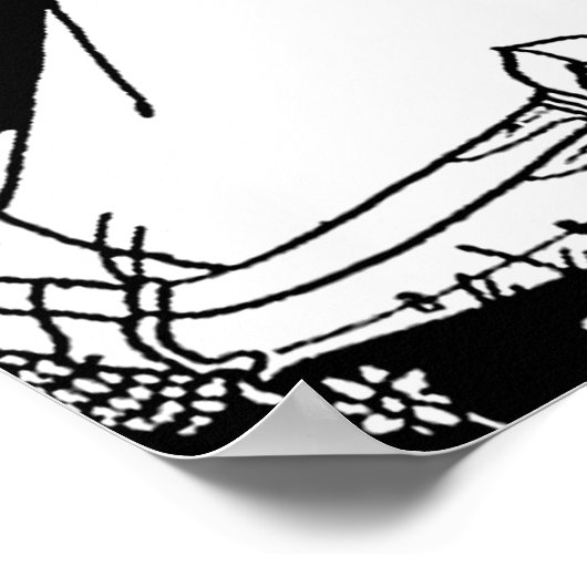 『どのようにしてランスロットが発見されたか』 Aubrey Beards ポスター (角)