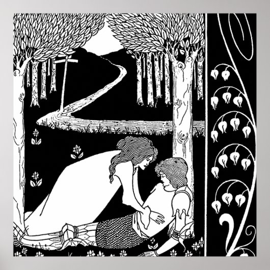 『どのようにしてランスロットが発見されたか』 Aubrey Beards ポスター (正面)