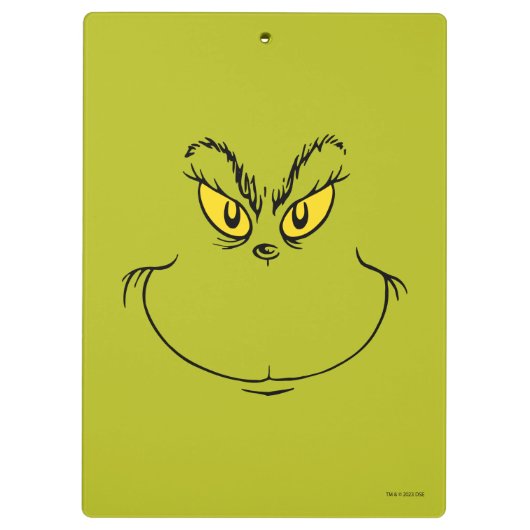 どのようにグインチはクリスマスを盗んだ顔 クリップボード (裏面)