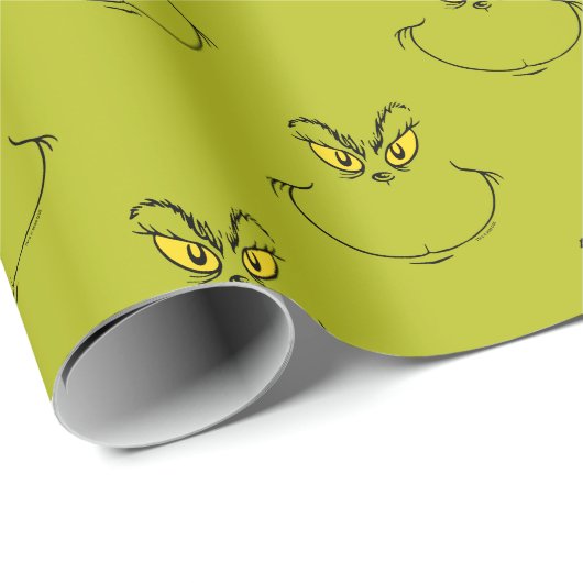 どのようにグインチはクリスマスを盗んだ顔 ラッピングペーパー (ロールコーナー)