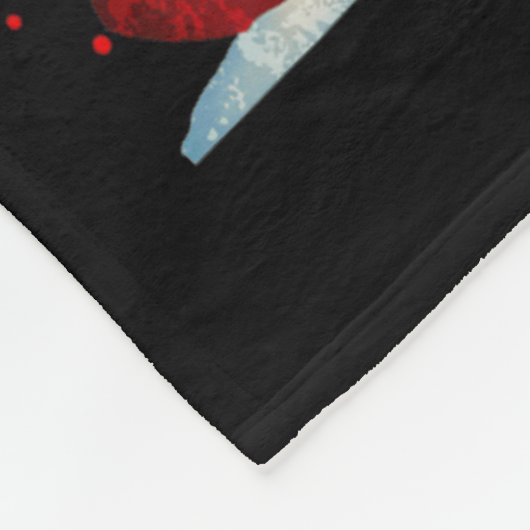 どのようにトランプの救クリスマおもしろいスの刺激 フリースブランケット (角)