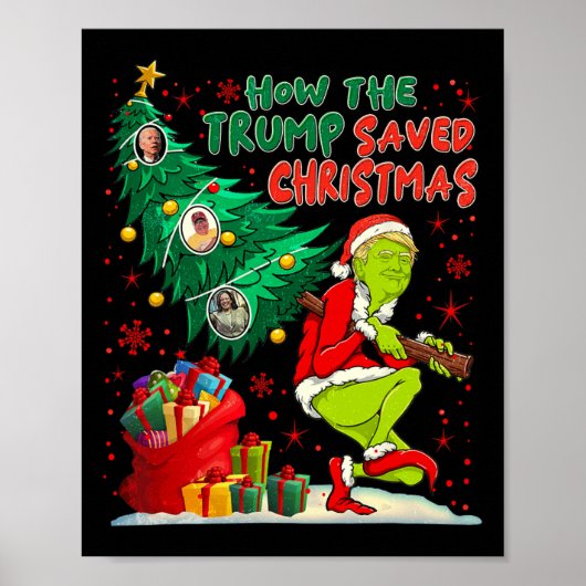 どのようにトランプの救クリスマおもしろいスの刺激 ポスター (正面)