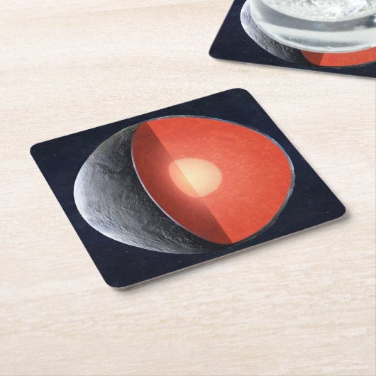 どのようにロッキー惑星型枠。 スクエアペーパーコースター (アングル)