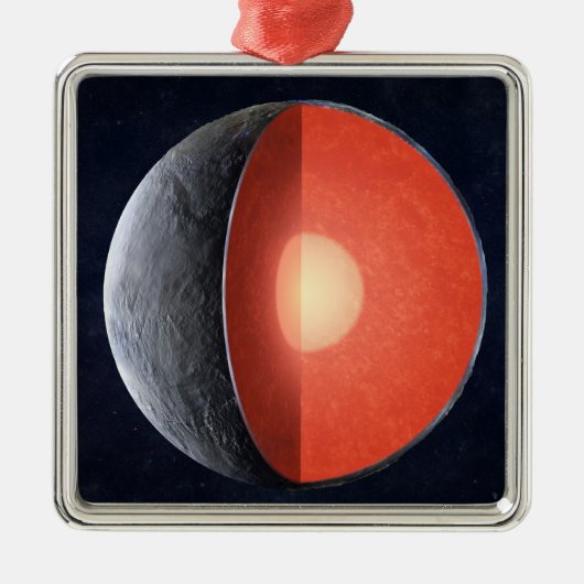 どのようにロッキー惑星型枠。 メタルオーナメント (正面)