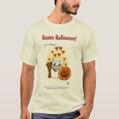 どのように全てがハロウィーンの自然Tシャツを始めたか Tシャツ (正面)