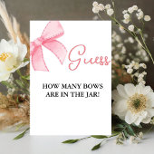 どのように多くの弓がjar弓ブライダルシャワーゲーム 台座サイン