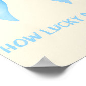 どのように幸運な私たちトレンディな引用壁アートポスター ポスター (角)