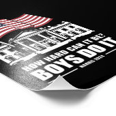 どのように懸命は男の子でそれがハリス2024 フォトプリント            (角)