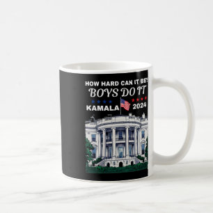 どのように懸命は男の子になるKamala Harris 2024 W コーヒーマグカップ