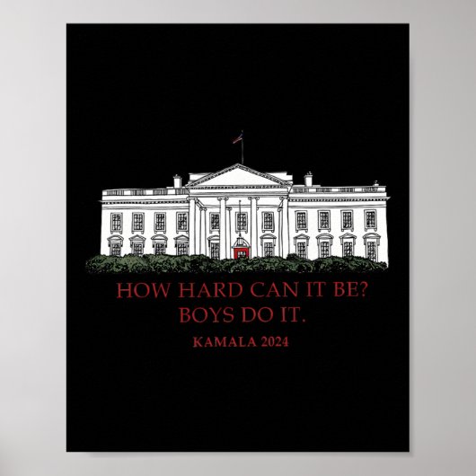 どのように懸命は男の子行うことができるKamala Harris 2024 E ポスター (正面)