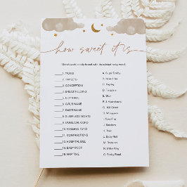 どのように甘いキャンディバートゥインクルスターベビーゲーム 招待状