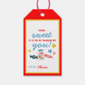 どのように甘いItは先生バレンタインギフトラベル ギフトタグ (正面)