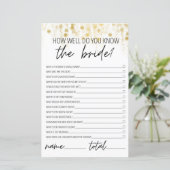 どのように知っている花嫁ブライダルシャワー光沢 (スタンド正面)