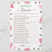 どのように知っている誕生日女の子パーティーゲーム (正面)