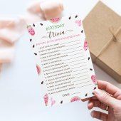 どのように知っている誕生日女の子パーティーゲーム