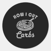 どのように私は炭水化物を切る、フィットネスダイエット皮肉ピザSayi ラウンドシール (正面)