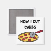 どのように私はcarbsピザ磁石をカットする マグネット (正面/裏面)