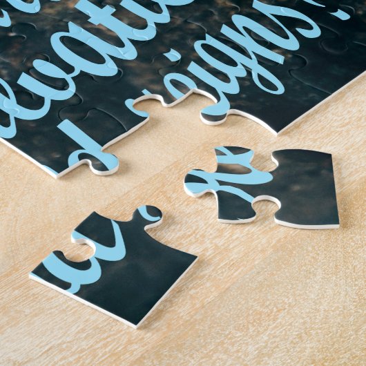 どのように美しい足感動的引用文 ジグソーパズル (側面)