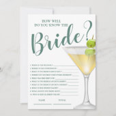 どのように良く知っている花嫁エレガントブライダルシャワー 招待状 (正面)