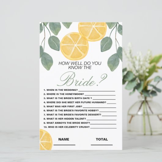 どのように良く知っている花嫁フローラブライダルゲームレモン (スタンド正面)